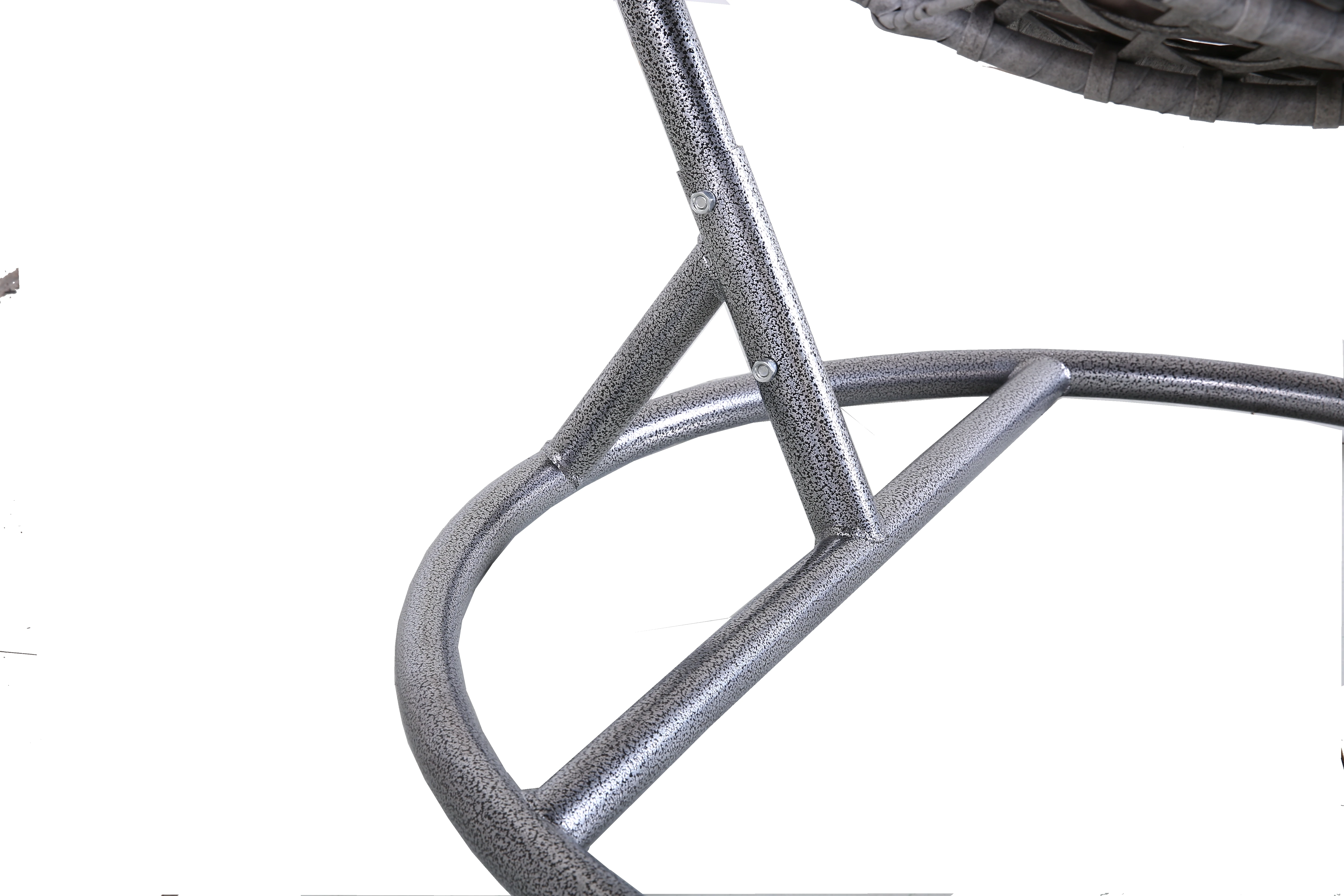 
double Hanging Rattan Swing Patio Garden Chair Weave Egg with Cushion Indoor or Outdoor 