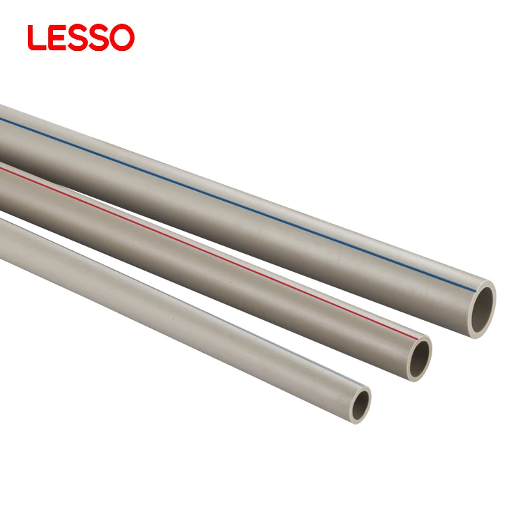 Lesso Factory OEM Plastic Random Polypropylene  16-160mm Flexibility Ppr Pipes Tube