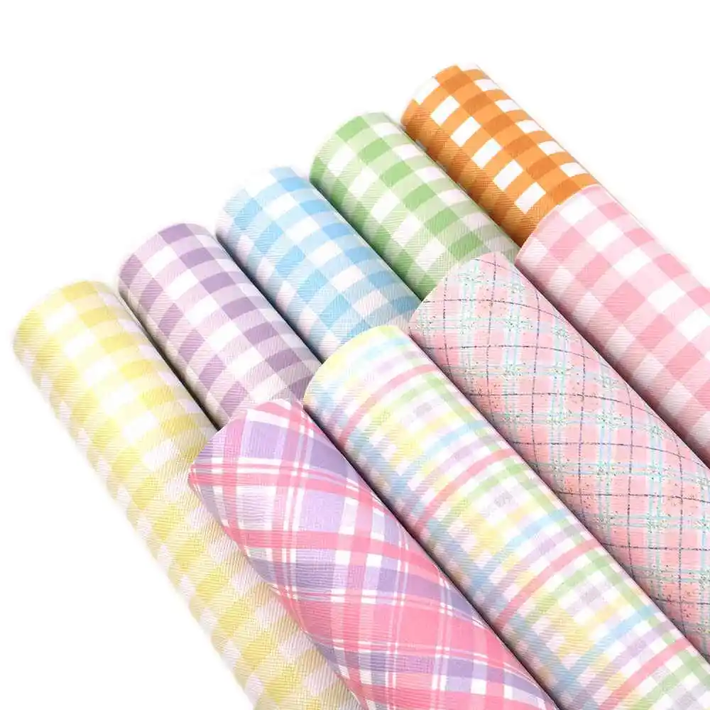 Synthetic Leather Products With PU Fabrics  For Bags and Sofa digital printing