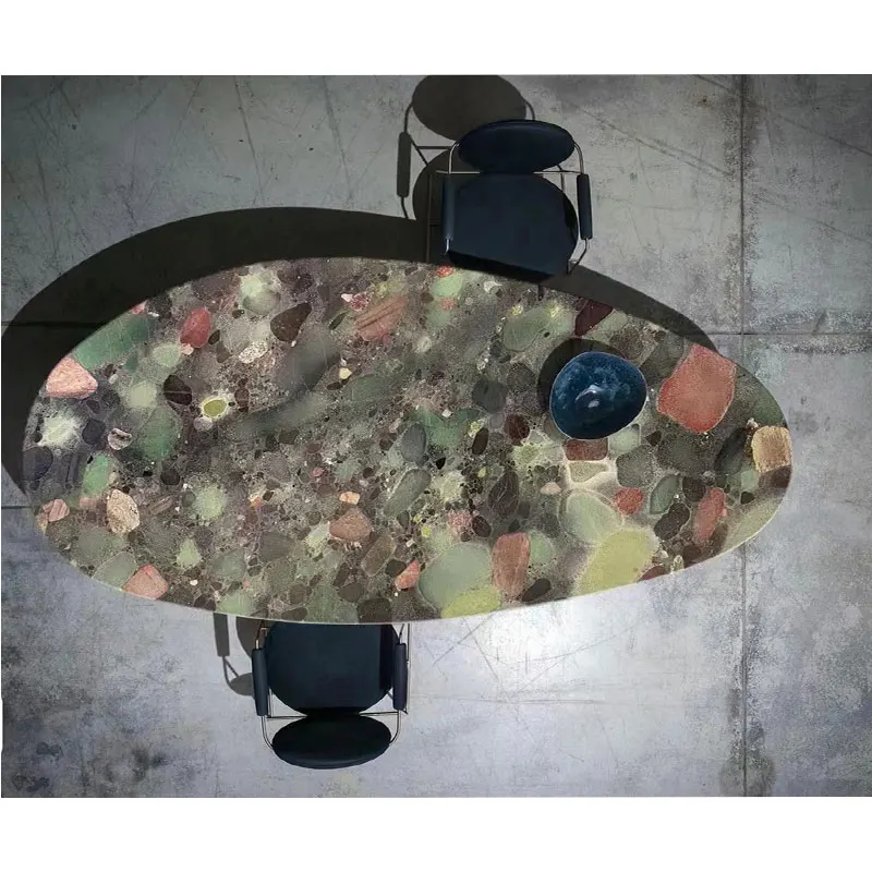 HZX Floor wall decoration marble stone polished quartzite granite slab big marble blue slab calcite stone