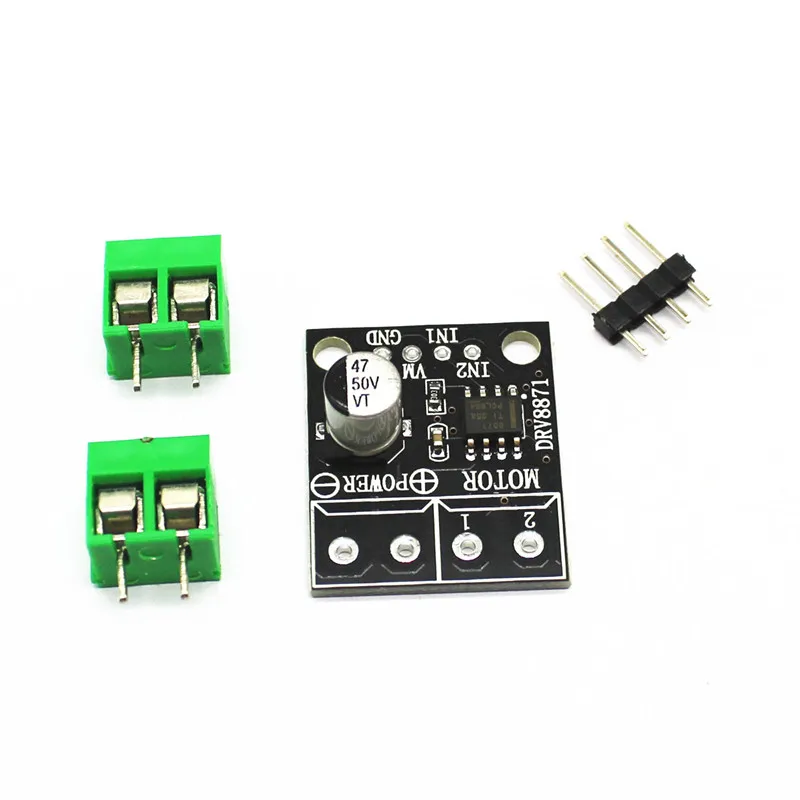 DRV8871 H-Bridge щеточный драйвер двигателя постоянного тока коммутационная плата ШИМ-контроль макс. 6 5 А датчик внутреннего от в до