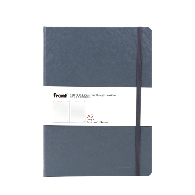 
2021 planner wholesale FRONT daily planner lined dot grid blank journal A5 leather FRONT logo notebooks 