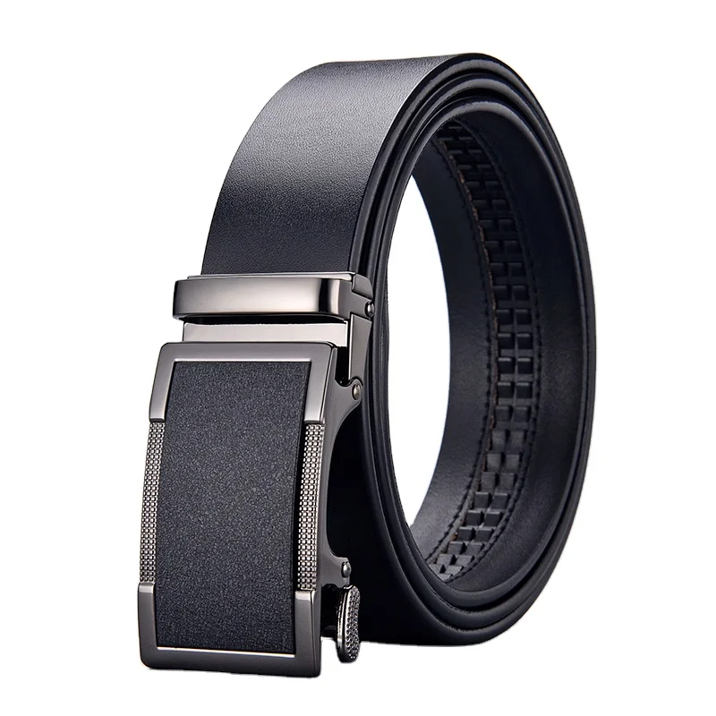 High Quality Fashion Genuine Automatic Leather Belts For Men