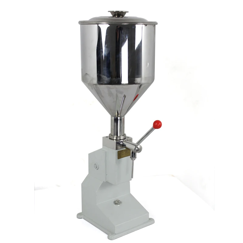 Portable manual machine for filling machine tomato paste, hand machine for filling тюбиков for hand cream, honey, glue