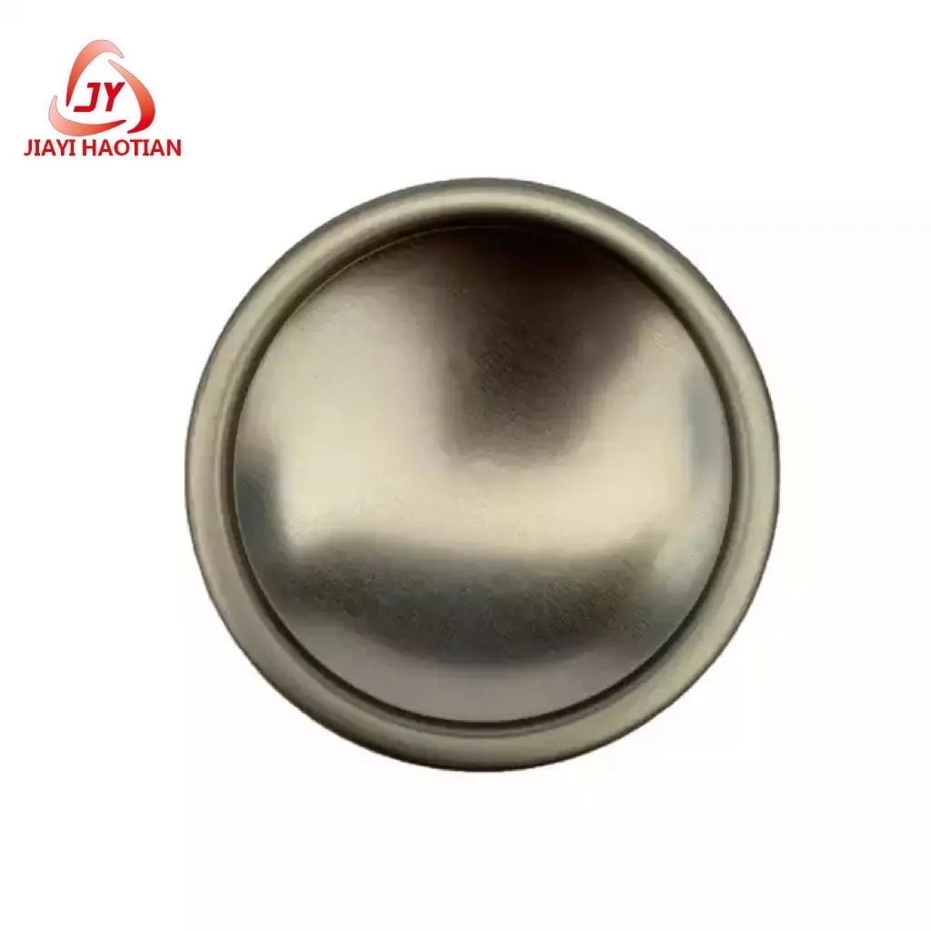 Factory 52mm 65mm cone and dome for tinplate aerosol cans Aerosol can lid Cap