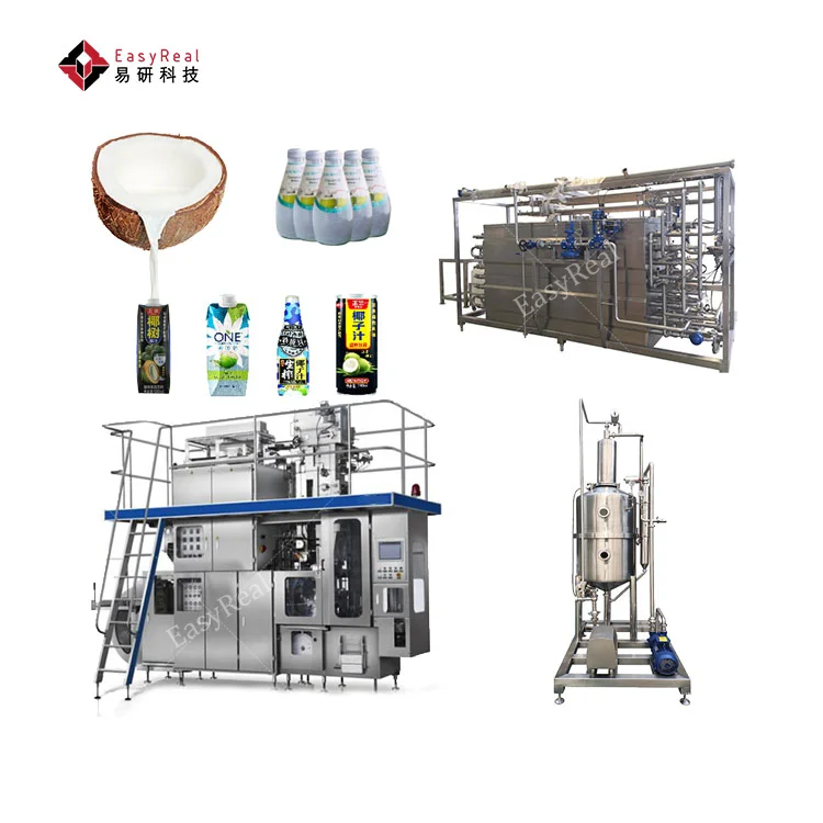 High quality coconut milk processing line factory for sale