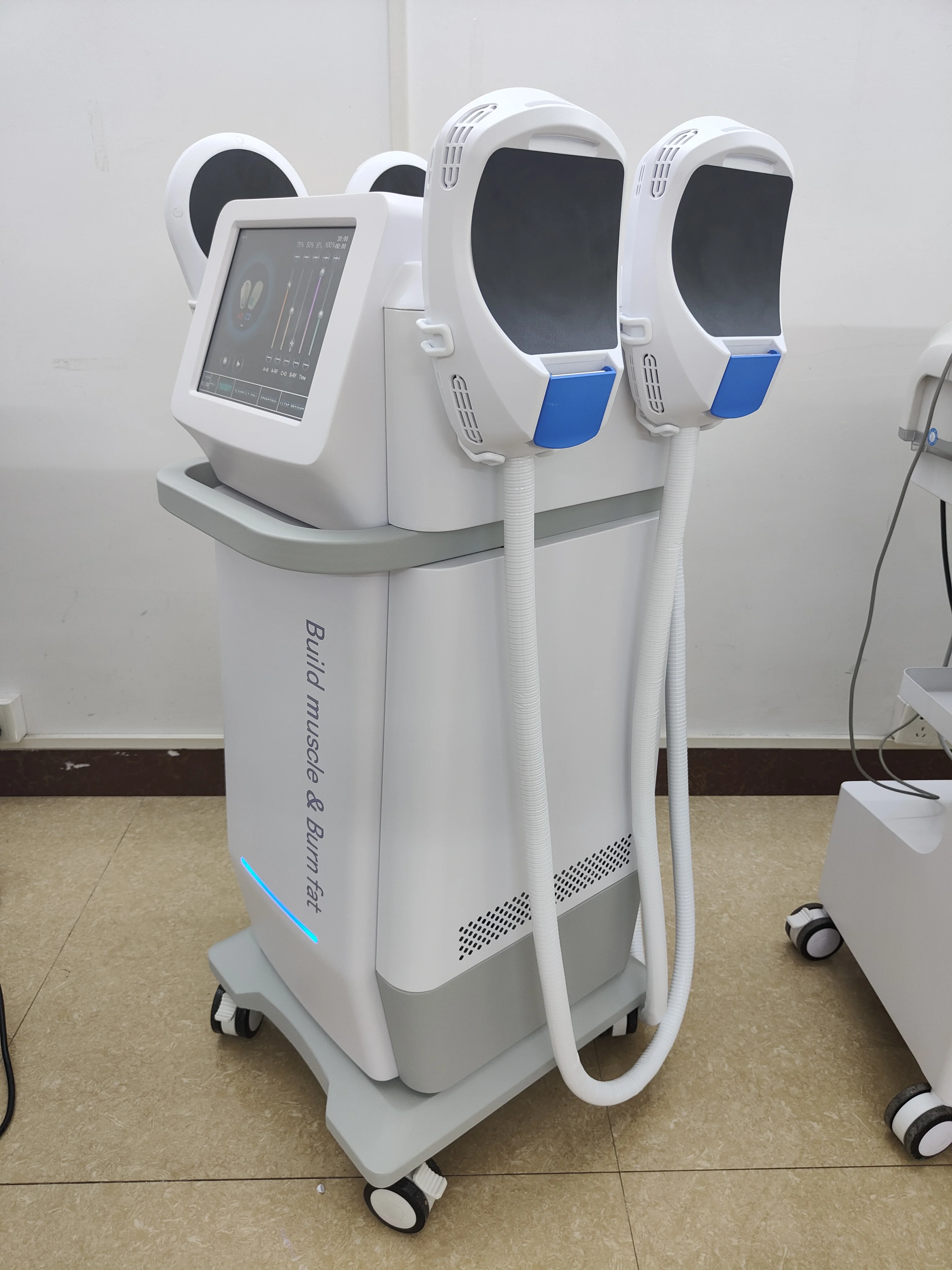 Lfbeauty novel technology electromagnetic Build Muscle Machine rf ems body shaping 4 handles hi emt slimming machine