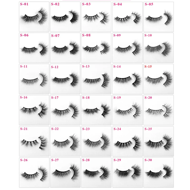 
Golden Supplier 100%Mink Lashes Handmade 100% Siberian Mink Eyelashes Private Label 6D Mink Lashes 