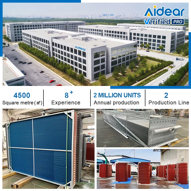Aidear High performance heresite coating evaporator for offershore/marine