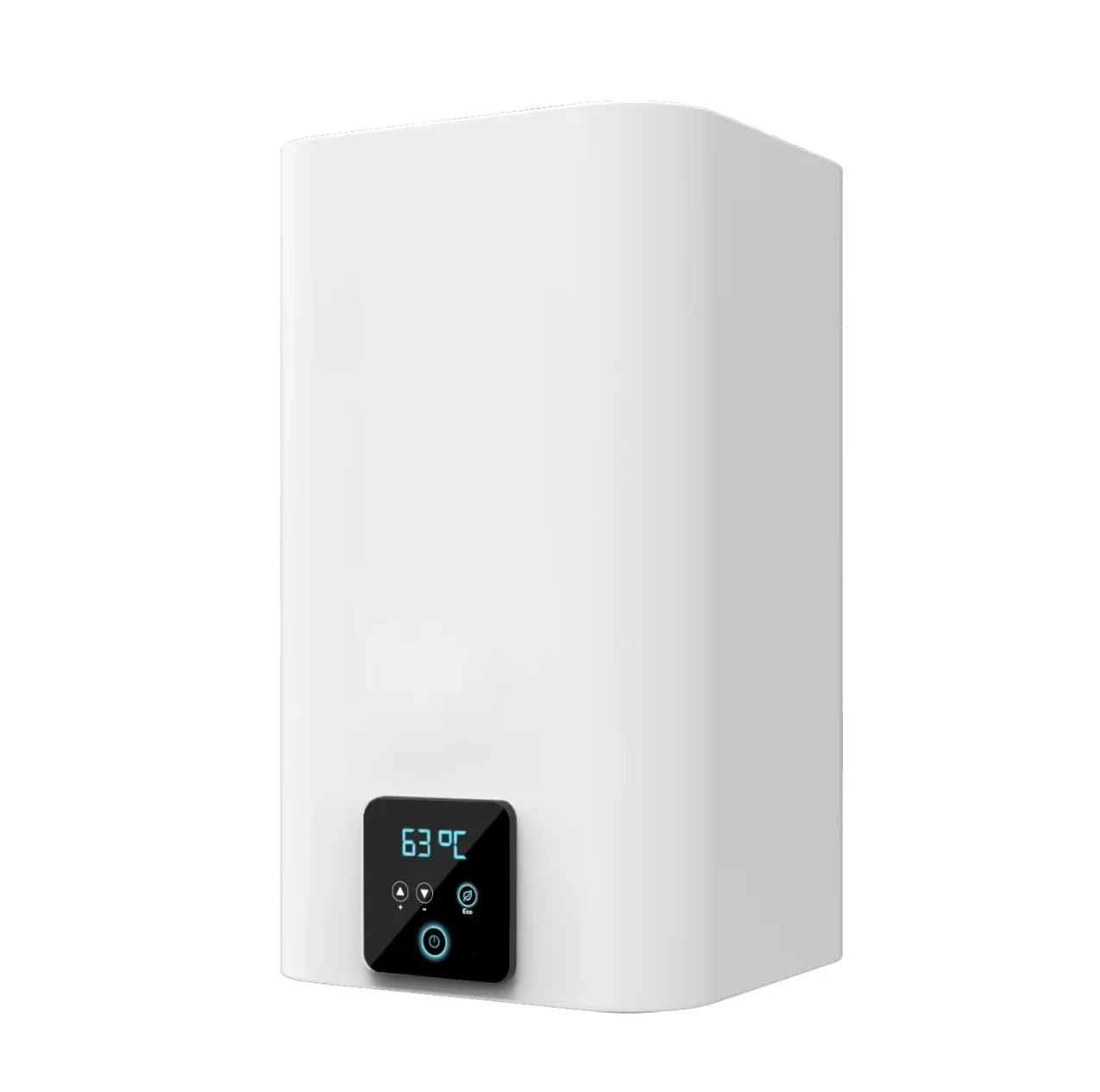 Computer App Control Digital Display Vertical Square Tank Home Appliance Boiler Storage Electric Water Heater