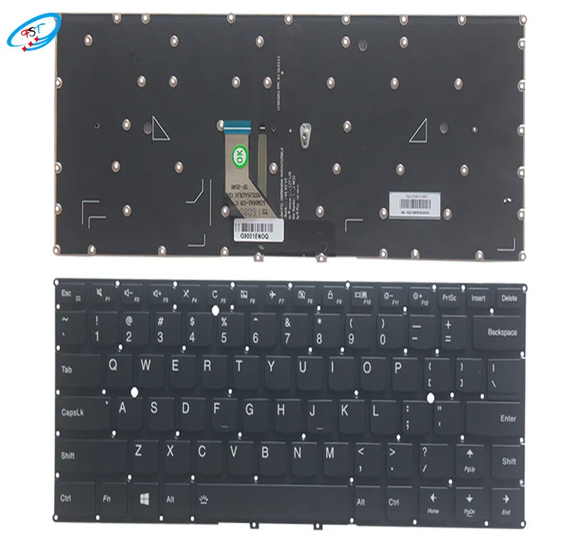 Wholesale US laptop backlit keyboard for LENOVO Yoga 910-13IKB YOGA 5 Pro laptop internal keyboard