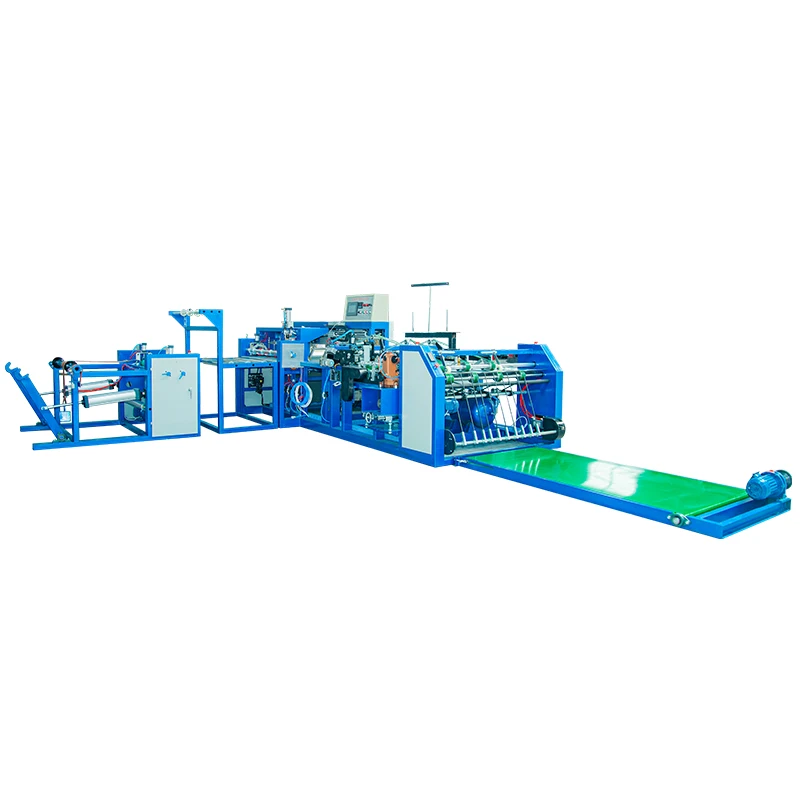 Automatic Plastic woven mesh/leno vegetable/fruit sacks cutting sewing stitching machine PP woven mesh bag making machine