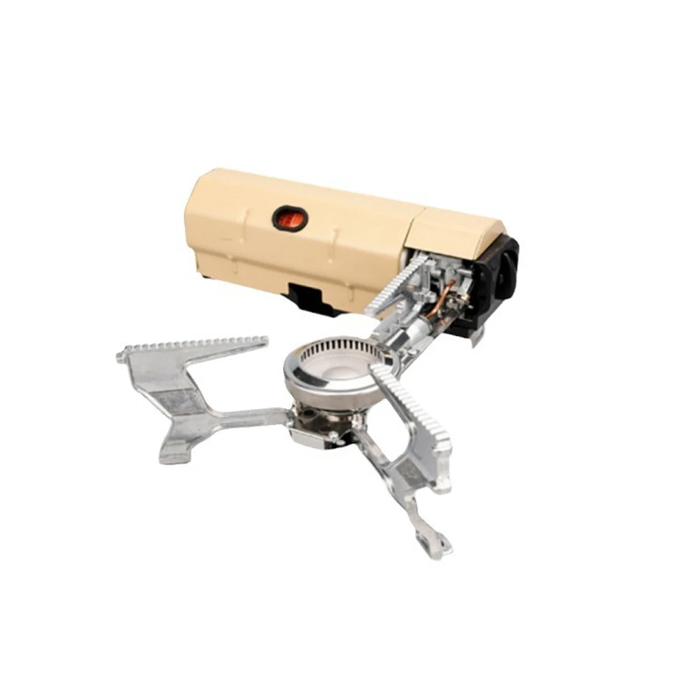 Outdoor camping folding cassette stove portable card stove gas stove