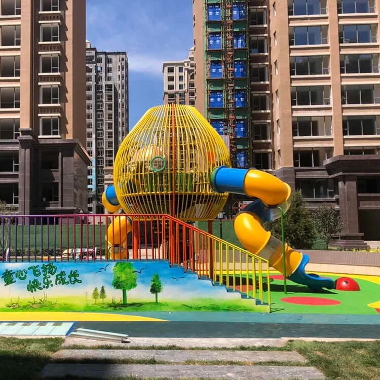 Высококачественная пластиковая горка для детской площадки