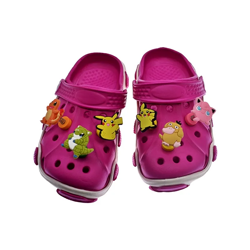 New Design Good Quality Custom Soft PVC Spring Shoe Charm For Kids Shoe Decoration