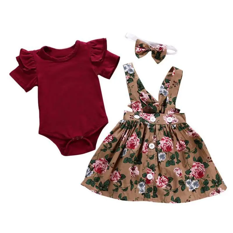 
2021 Hot style princess birthday floral cute baby girl dress 