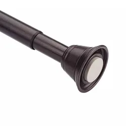 MTS Adjustable Room Divider Tension Curtain Rod, Tension Shower Curtain Poles