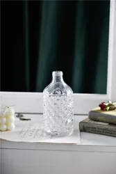 Popular High Quality Luxury Style Ornaments Table Home Decoration Glass Vase For Flowers