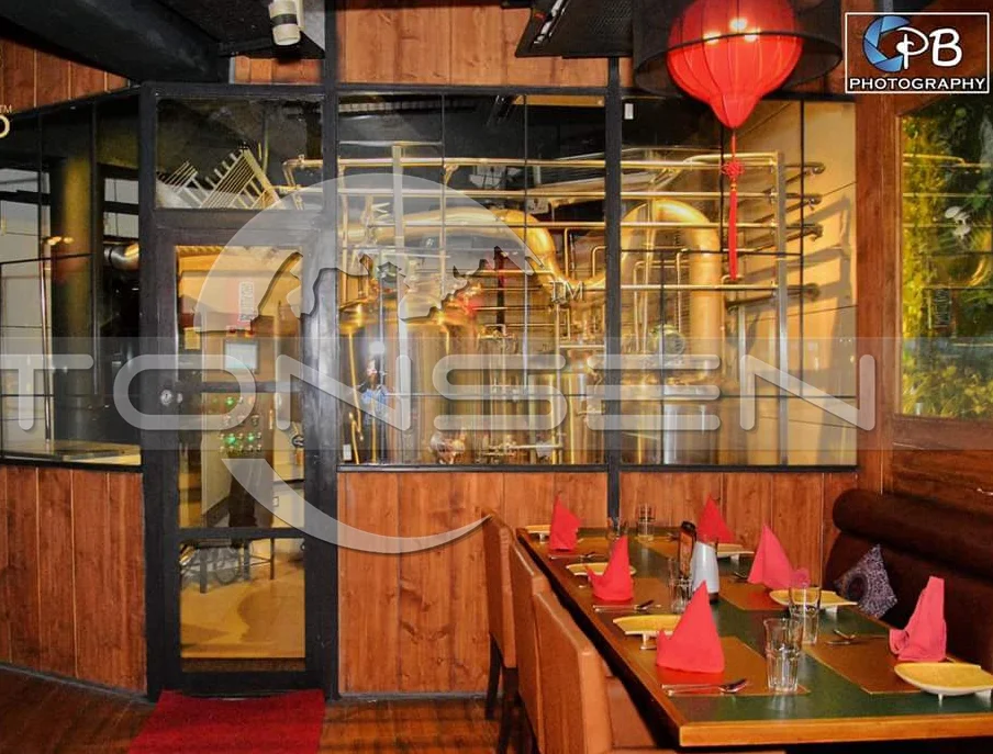 Winery equipment 3 bbl craft beer brewery machine turnkey project