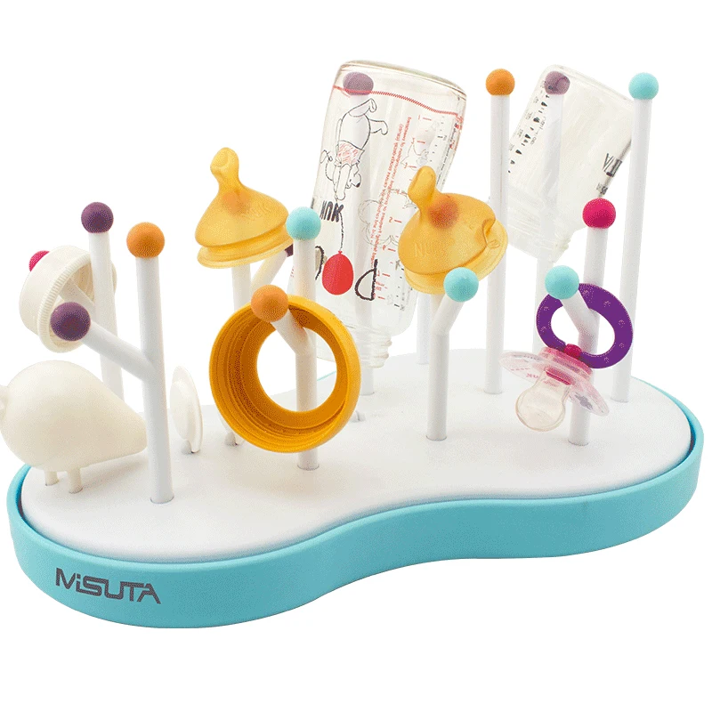 
Baby Bottle Pacifier Nipple Cleaning Feeding Accessories Holders Baby Feeding Bottle Drying Rack 