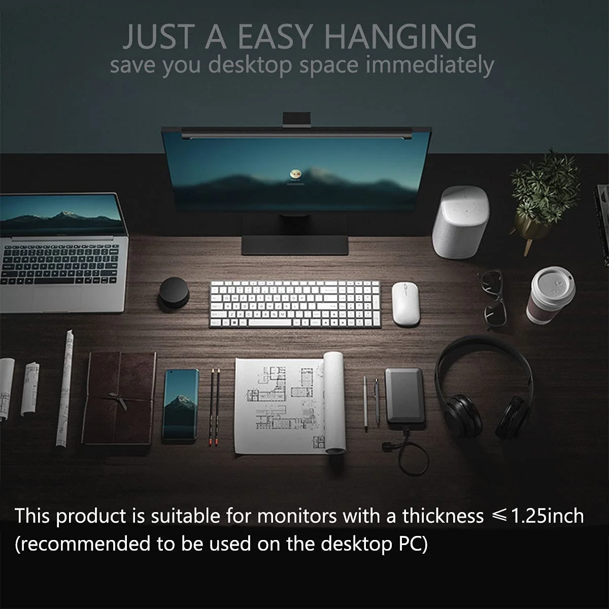 Hot  sales  Computer LED Eye Protective Lamp  lighting computer  LED PC Laptop Screen Bar Hanging Light  Monitor Lamp