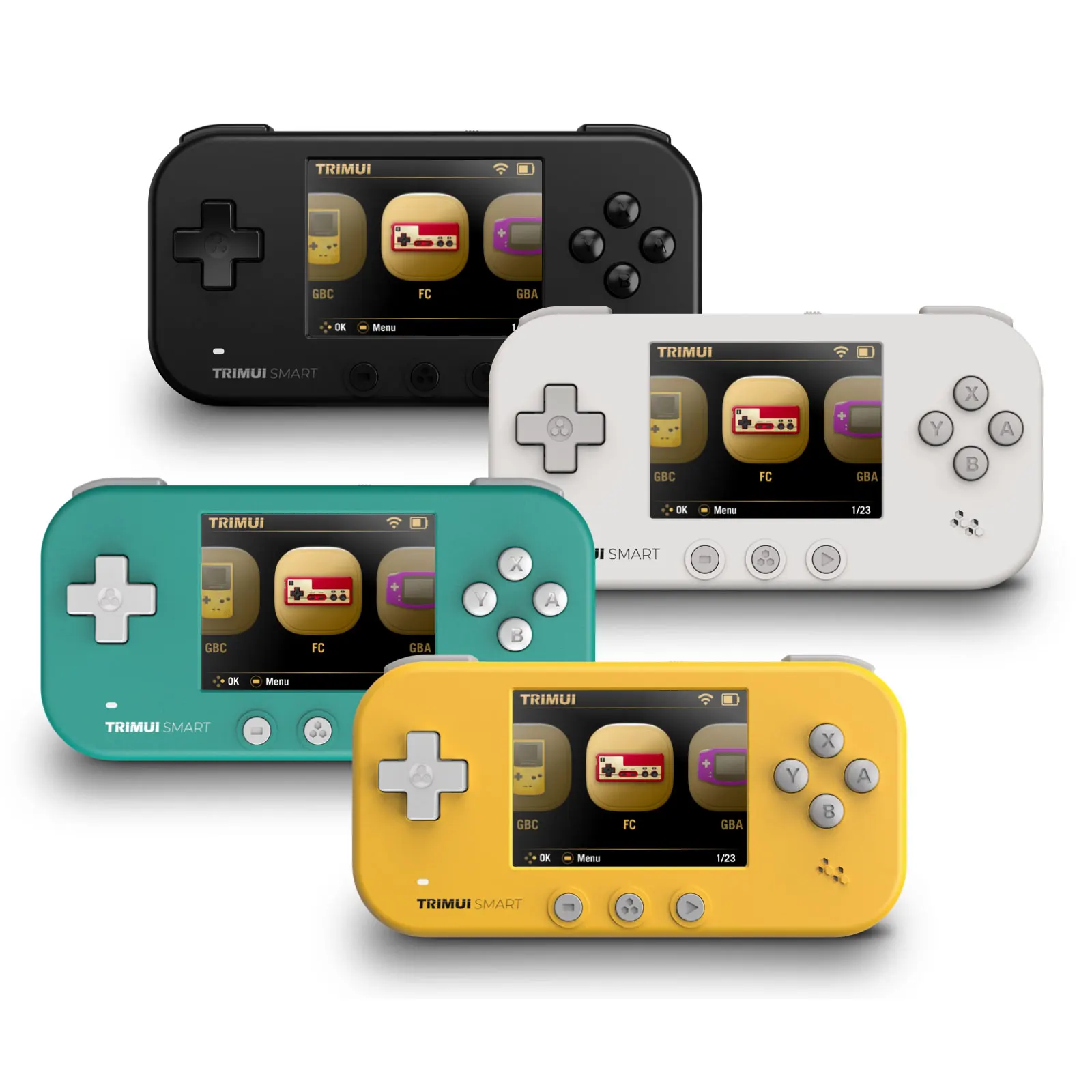 2024 Best Selling Trimui Smart 2.4inch Screen Handheld Game Console Open Source Pocket 1000mah Battery Retro Video Games Console
