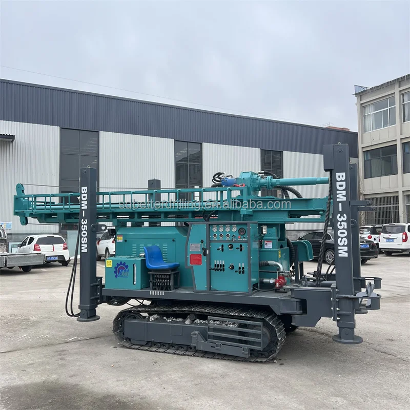 BDM-350SM used crawler portable engine 350m Water well drilling rig Second-hand drilling rig