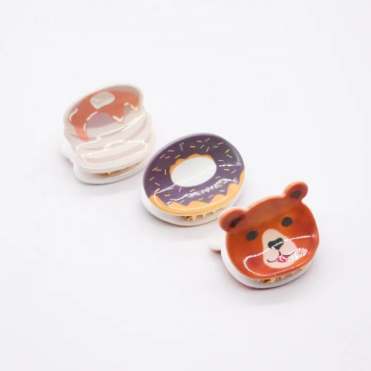 Kids hair accessories cute animals cartoon mini hair claw clips