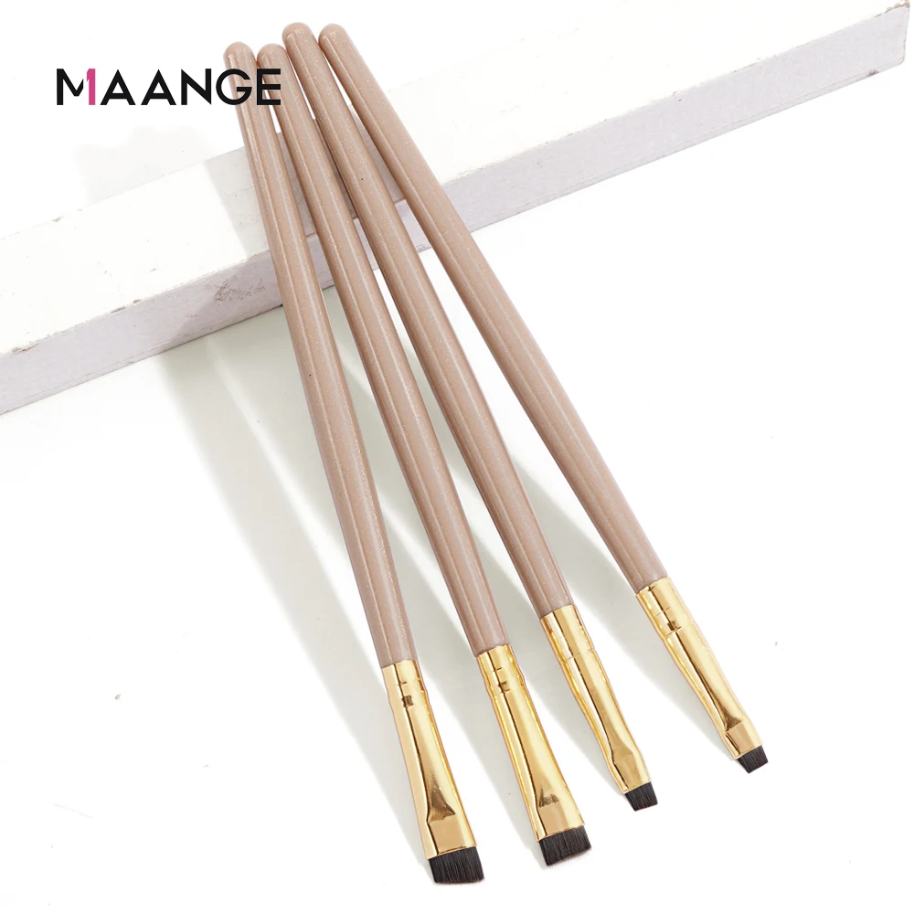 Maange Manufacturer direct sale professional eyebrow brushes in stock makeup brush 4 pcs set