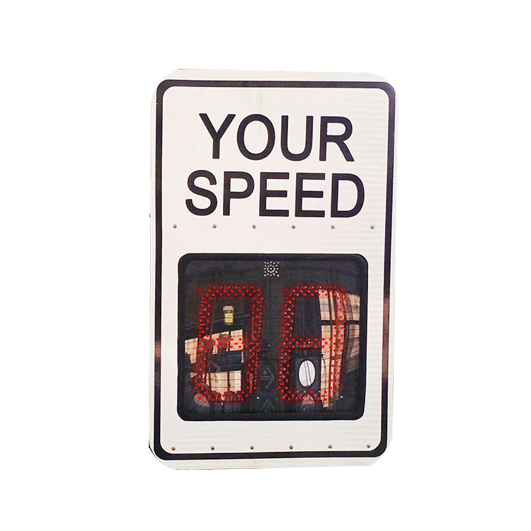 Traffic Board Signs  Led Trigger Ball Game Measurement Gun 2 Digits Speed Radar Sign Detector