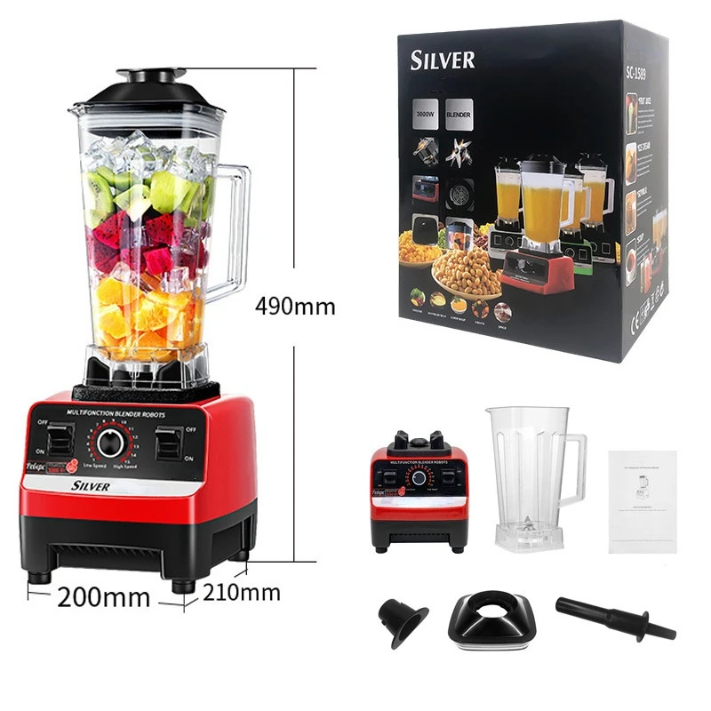 2022 NEW silver crest blender big powerful smoothies large commercial blender With Favorable Price