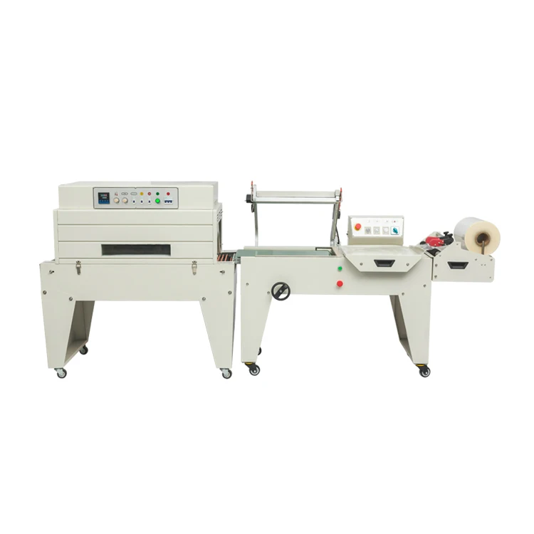 
DC-5540 L-shaped High quality Heat tunnel shrink wrapping packaging machine 
