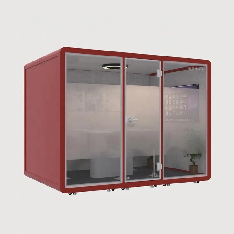 Multi-size Modern Movable Office Meeting Pod Office Soundproof Booth