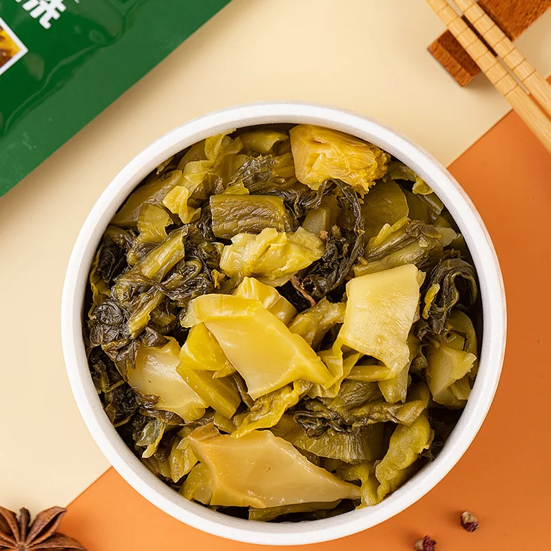 Маринованная горчично-Зеленая капуста со вкусом Sichuan приготовление