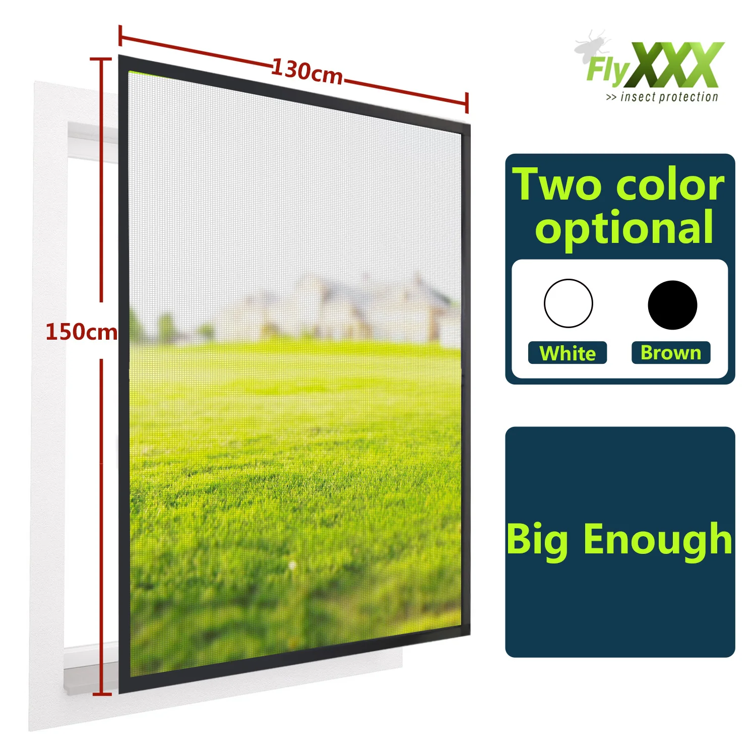 Custom 130 X 150cm Polyester Window Screens Pollen Stop Fleece Protection Filter Screen Window