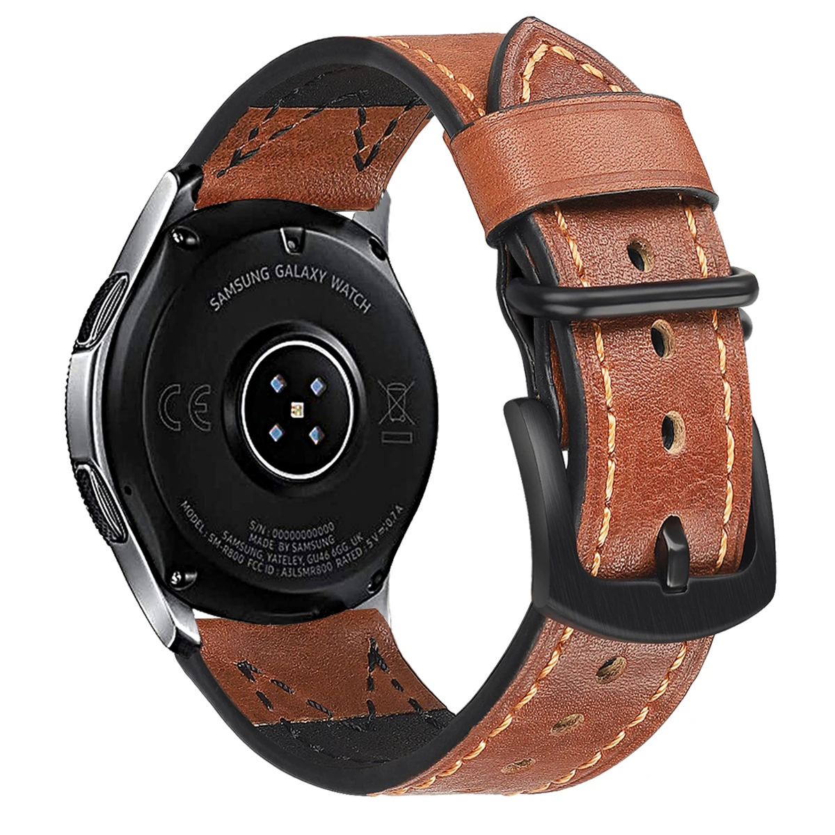 Watch Strap Fashion 22mm Wristband Watch Bands Opp Bag Ultra Luxury Factory Price Genuine Leather for Galaxy Optional 7-15 Days