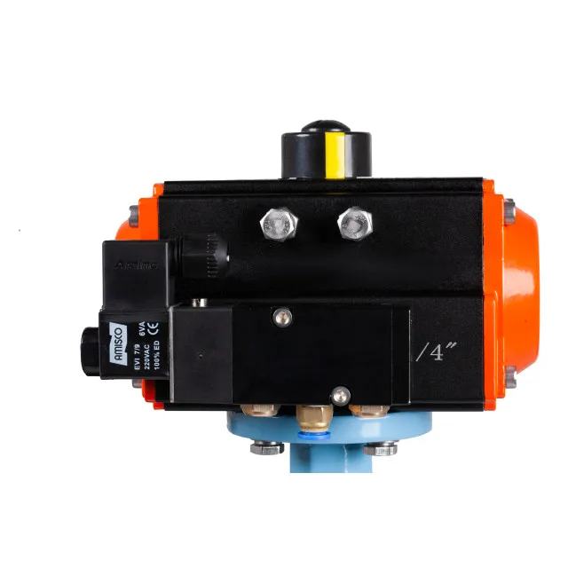 ptfe lined rotork pneumatic actuator control wafer lug type butterfly valve for water supply