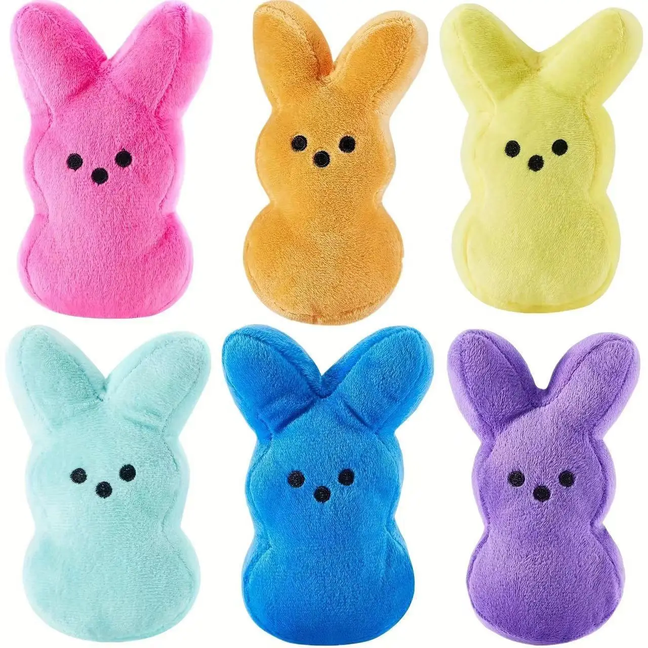 New High Quality 15cm Easter Peep Plush Toy Peep Plush Bunny Stuffed Animal Rabbit Toy