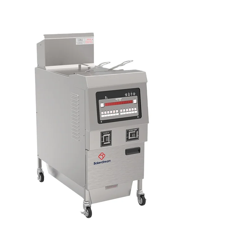 Commercial Vertical Gas Deep Fryer fried Oil fryer for Potato Chips Chicken