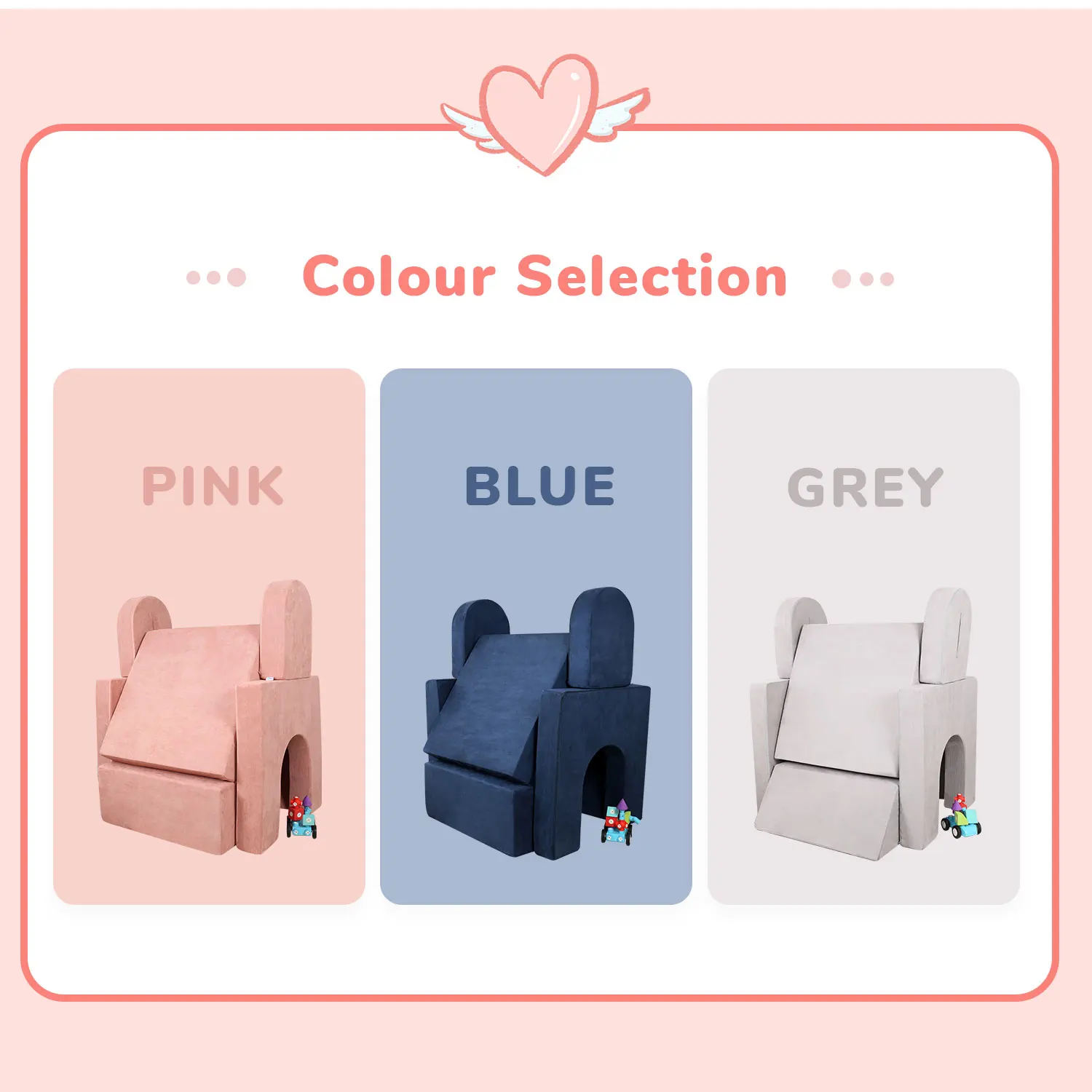 Compressed furniture cute high density foam kids Sofa folding Sofa for office bedroom bathroom indoor sofa