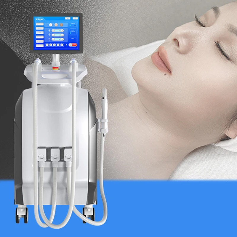 4 In1 Nd Yag Picolaser+ 808 Diode Laser Hair Removal + Ipl Skin Rejuvenation+rf Face Lift Beauty Machine