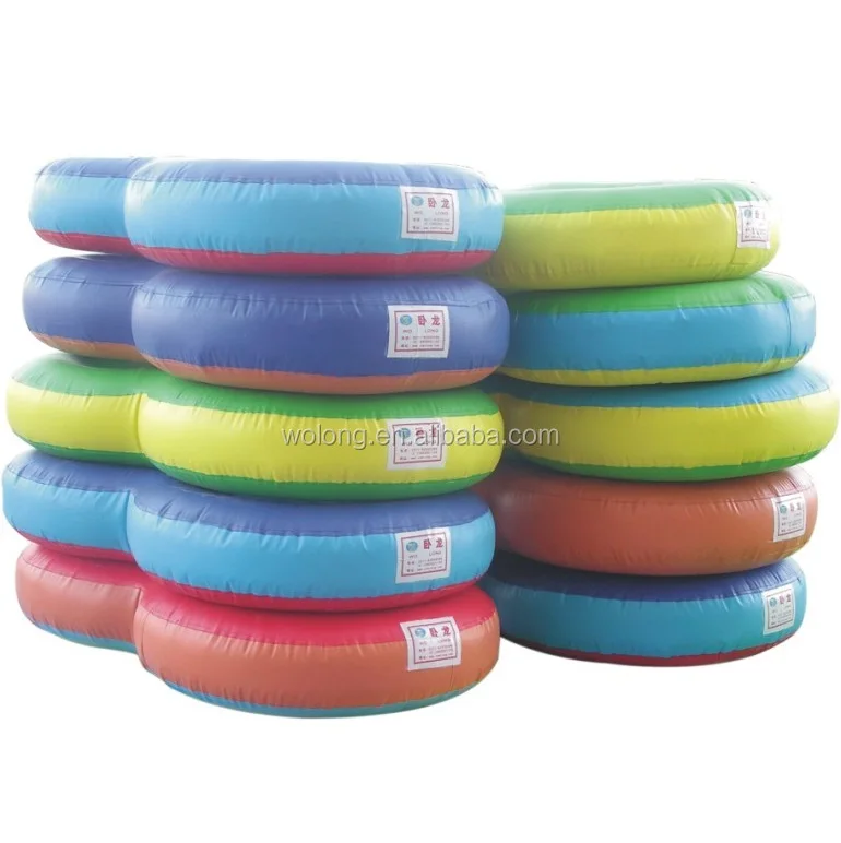 2024High Quality Manufacturer Custom Portable Floating Water Hammock Lounger Pool Inflatable Water Hammock With Inflatable Rafts