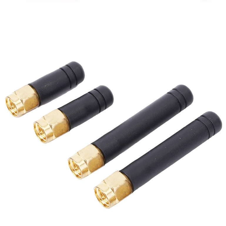 Indoor 50mm Mini Rubber Duck Flexible 2.4G WiFi Antenna 2.4GHz With SMA Connector For Wiless Model