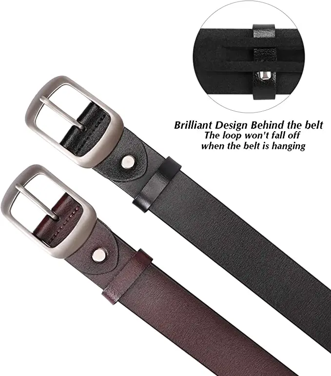 Genuine Leather Fashion Women Leather Belts Woman Waist Belt for Jeans Pants