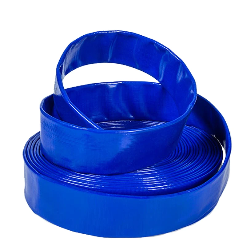 Wholesale High Quality Agriculture Irrigation Light Duty PVC Delivery Water Discharge Layflat Hose
