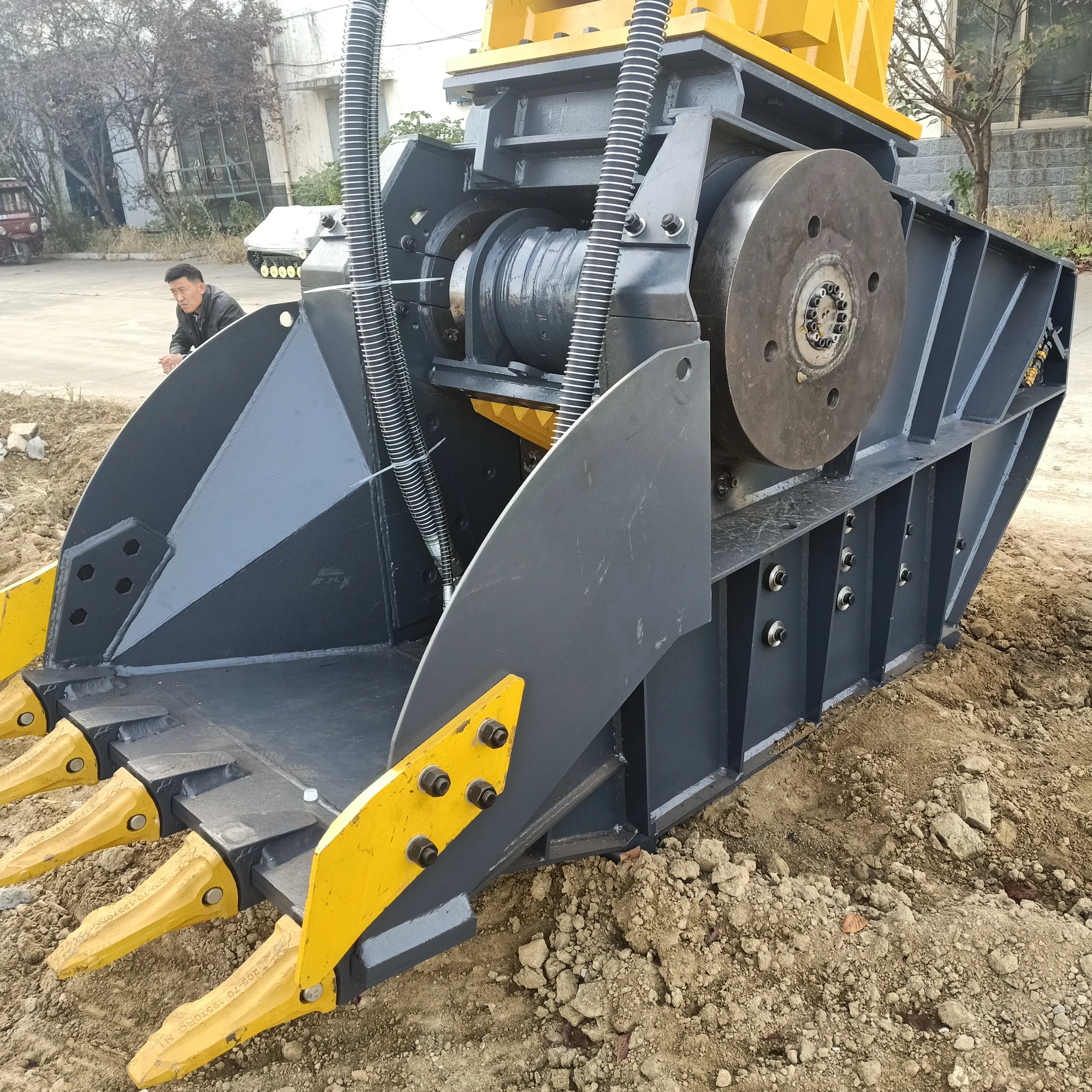 20ton Excavator Vibrating Rock Ripper High Frequency Vibrating Vibro Breaker Hydraulic Vibration Ripper For Excavator