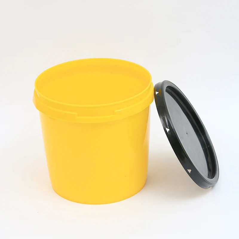colour round plastic Chemical barrels bucket High Quality colour Plastic Barrels Drums Pails paint Bucket With Handle