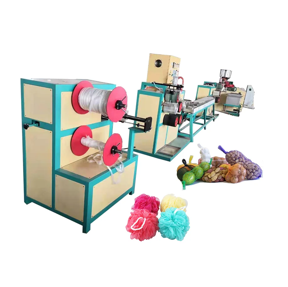 High Speed Bath Ball/Sponge Net Production Line Plastic Mesh Extrusion Line for Packing Fruit/Vegetable/toys