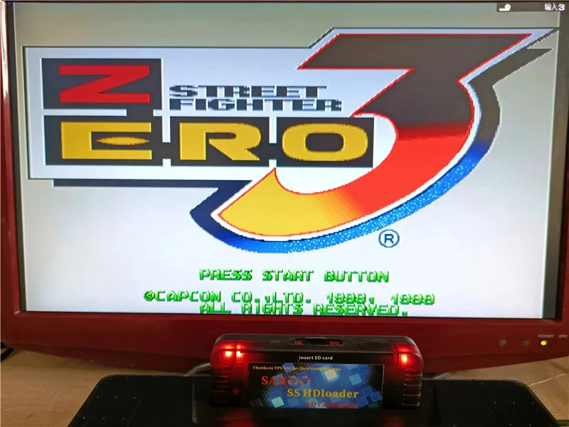 New SAROO SS HD loader Game Reader Cartridge Fast Reading Card Support SD TF Memory Cards Play Games Without CD for  Saturn