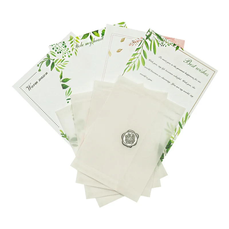 New Arrival  high quality cheap price wholesale printed  writing paper with envelope